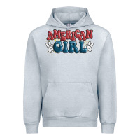 Heather Grey american girl Urban Hoodie - MaliasSmallBusiness
