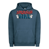 Pigment Midnight Navy american girl Urban Hoodie - MaliasSmallBusiness