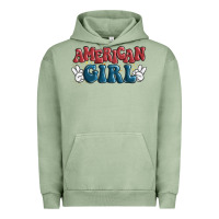 Pigment Oil Green american girl Urban Hoodie - MaliasSmallBusiness