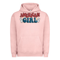 Pigment Salmon american girl Urban Hoodie - MaliasSmallBusiness