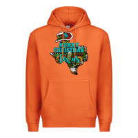 Carrot Merry Christmas Texas Map Premium Hoodie - RanaPortraitStore