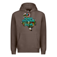 Coffee Merry Christmas Texas Map Premium Hoodie - RanaPortraitStore