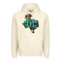 Sandshell Merry Christmas Texas Map Premium Hoodie - RanaPortraitStore
