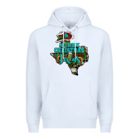 White Merry Christmas Texas Map Premium Hoodie - RanaPortraitStore