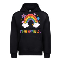Black if being gay was a choice i'd be gayer lol Urban Hoodie - MaliasSmallBusiness