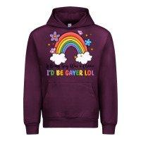 Mauve Wine if being gay was a choice i'd be gayer lol Urban Hoodie - MaliasSmallBusiness
