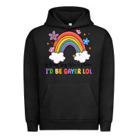 Pigment Black if being gay was a choice i'd be gayer lol Urban Hoodie - MaliasSmallBusiness