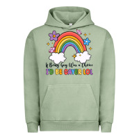 Pigment Oil Green if being gay was a choice i'd be gayer lol Urban Hoodie - MaliasSmallBusiness