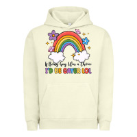 Pigment Pistachio if being gay was a choice i'd be gayer lol Urban Hoodie - MaliasSmallBusiness
