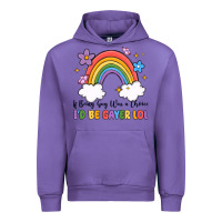 Tulip if being gay was a choice i'd be gayer lol Urban Hoodie - MaliasSmallBusiness