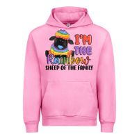 Fuchsia Pink i'm the rainbow sheep of the family Urban Hoodie - MaliasSmallBusiness