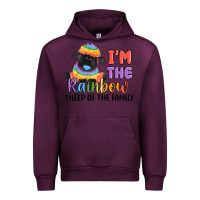 Mauve Wine i'm the rainbow sheep of the family Urban Hoodie - MaliasSmallBusiness