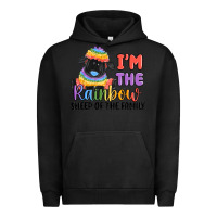 Pigment Black i'm the rainbow sheep of the family Urban Hoodie - MaliasSmallBusiness