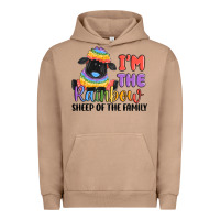 Pigment Burro i'm the rainbow sheep of the family Urban Hoodie - MaliasSmallBusiness