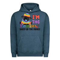 Pigment Midnight Navy i'm the rainbow sheep of the family Urban Hoodie - MaliasSmallBusiness