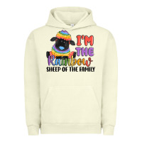 Pigment Pistachio i'm the rainbow sheep of the family Urban Hoodie - MaliasSmallBusiness