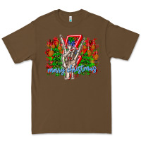 Cacao punk rock Merry Christmas Premium Tee - CowhideDigitalArt