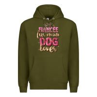 Army Green fiancée fur mom dog lover Premium Hoodie - Zillion Design Studio