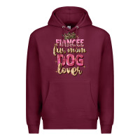 Burgundy fiancée fur mom dog lover Premium Hoodie - Zillion Design Studio