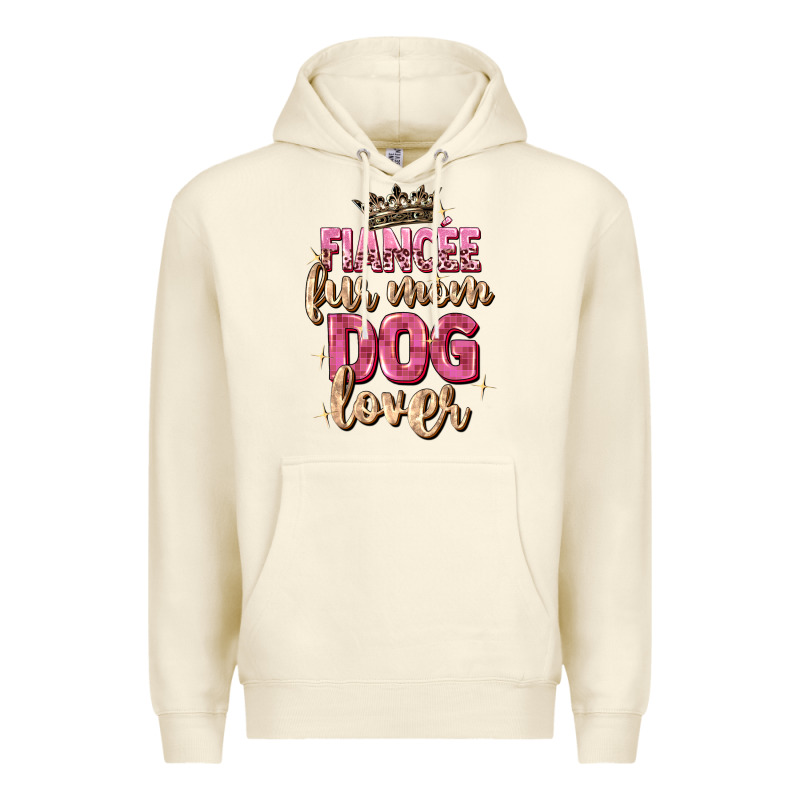Fiancée Fur Mom Dog Lover Premium Hoodie by Zillion Design Studio | Teevron