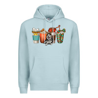 Blue Mist alaskan husky dog coffee cups Premium Hoodie - texasbilliewilder