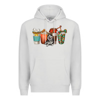 Dove Grey alaskan husky dog coffee cups Premium Hoodie - texasbilliewilder