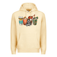 Pina Colada alaskan husky dog coffee cups Premium Hoodie - texasbilliewilder