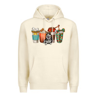 Sandshell alaskan husky dog coffee cups Premium Hoodie - texasbilliewilder