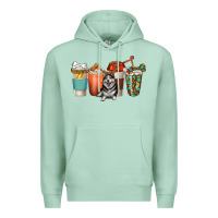 Seafoam alaskan husky dog coffee cups Premium Hoodie - texasbilliewilder