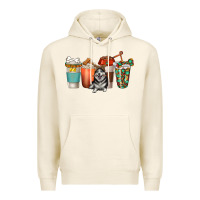 Tofu alaskan husky dog coffee cups Premium Hoodie - texasbilliewilder