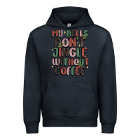 Navy my bells don't jingle without coffee Urban Hoodie - MaliasSmallBusiness