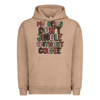 Pigment Burro my bells don't jingle without coffee Urban Hoodie - MaliasSmallBusiness