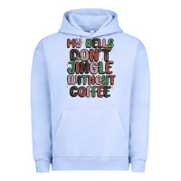 Pigment Grape Ice my bells don't jingle without coffee Urban Hoodie - MaliasSmallBusiness