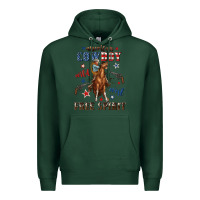 Sports Green american cowboy wild west free spirit Premium Hoodie - texasbilliewilder