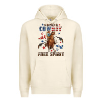 Tofu american cowboy wild west free spirit Premium Hoodie - texasbilliewilder