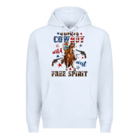 White american cowboy wild west free spirit Premium Hoodie - texasbilliewilder
