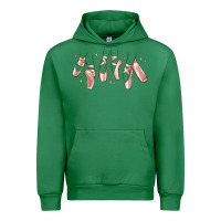 Emerald ballerina ballet shoes Urban Hoodie - MaliasSmallBusiness