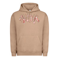 Pigment Burro ballerina ballet shoes Urban Hoodie - MaliasSmallBusiness