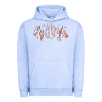 Pigment Grape Ice ballerina ballet shoes Urban Hoodie - MaliasSmallBusiness