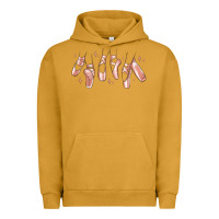 Pigment Peanut Butter ballerina ballet shoes Urban Hoodie - MaliasSmallBusiness