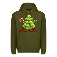 Army Green Merry Christmas Tennis Premium Hoodie - RanaPortraitStore