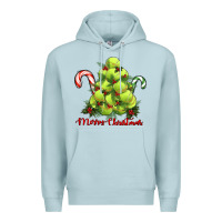 Blue Mist Merry Christmas Tennis Premium Hoodie - RanaPortraitStore