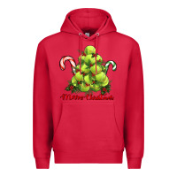 Cardinal Merry Christmas Tennis Premium Hoodie - RanaPortraitStore
