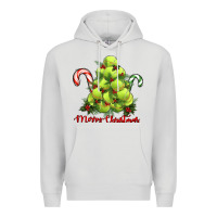 Dove Grey Merry Christmas Tennis Premium Hoodie - RanaPortraitStore