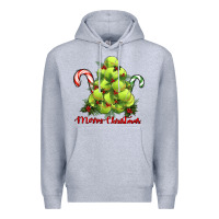 Heather Grey Merry Christmas Tennis Premium Hoodie - RanaPortraitStore