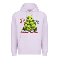 Lilac Merry Christmas Tennis Premium Hoodie - RanaPortraitStore
