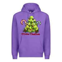 Purple Merry Christmas Tennis Premium Hoodie - RanaPortraitStore