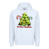 White Merry Christmas Tennis Premium Hoodie - RanaPortraitStore