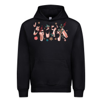Christmas Ballerina Shoes Urban Hoodie | Teevron