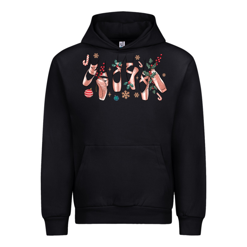Christmas Ballerina Shoes Urban Hoodie by MaliasSmallBusiness | Teevron